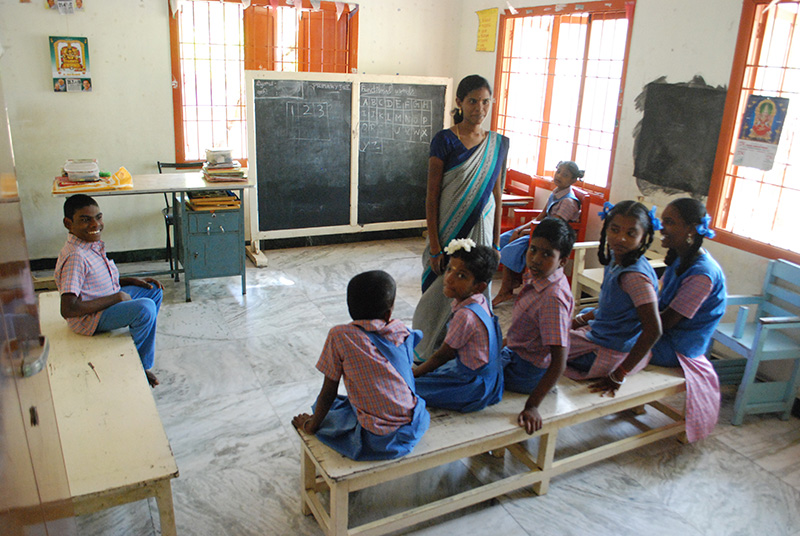 Satya School classroom